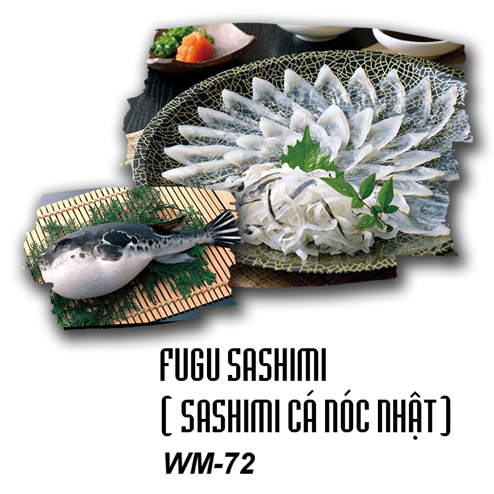 Fugu Sashimi (Sashimi cá nóc Nhật)